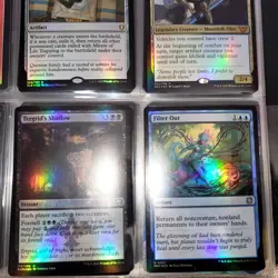 12 Pages of FOILS Cards Collection in Binder. And 1,000+ Random Magic Cards - Image 3