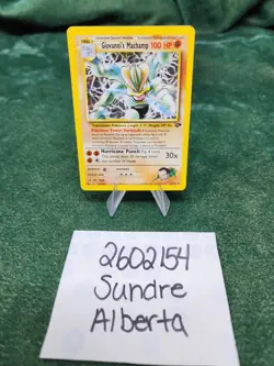 Giovanni's Machamp - Pokemon Gym Challenge Holo - #6/132 - Vintage Pokemon Card - Image 1