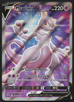 Mewtwo V Swsh229 Swsh: Sword & Shield Promo Cards Holo | Near Mint - Image 3
