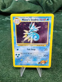 Misty's Seadra - Pokemon Gym Hereos Holo - #9/132 - Vintage Pokemon Card - Image 2