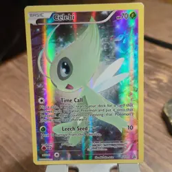Pokemon TCG Celebi XY111 Promo Holo Basic HP70 10 2016 English Card Stock - Image 1