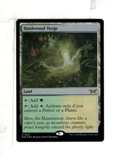 MTG SkeenAB Hushwood Verge PRERELEASE PROMO FOIL from DSK. NM. - Image 1