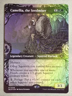 MTG / Camellia, the Seedmiser / BLB / #328 / FOIL (Showcase) / Rare / NM - Image 1