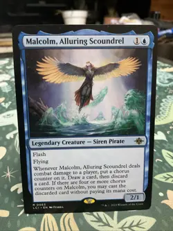 Malcolm, Alluring Scoundrel The Lost Caverns of Ixalan Regular - Image 1