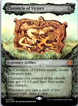 Chronicle of Victory (Showcase) 346 Lorwyn Eclipsed NM FOIL MTG - Image 1
