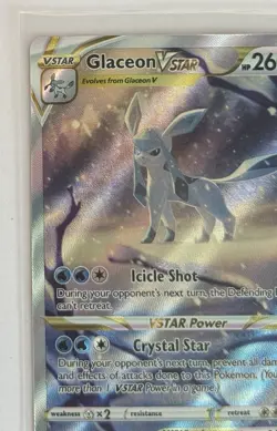 Pokemon TCG Glaceon VSTAR Galarian Gallery Ultra Rare Crown Zenith GG40/GG70 - Image 3