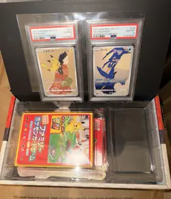 Pikachu 227/S-P Cramorant 226/S-P Pokemon Stamp box promo Sequential PSA10 - Image 3