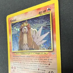 Pokemon Entei 06/64 Neo Revelation Holo Rare Unlimited 80HP Basic Beast - Image 2