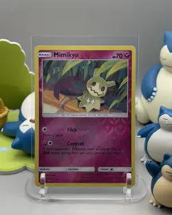 Mimikyu Reverse Holo Rare 112/181 Sun Moon Team Up Pokemon - Image 1
