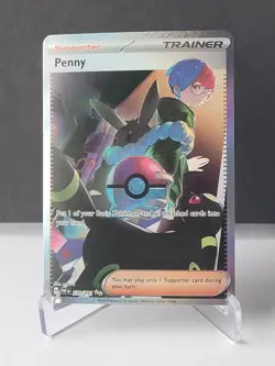 Pokemon TCG Penny Full Art 239/091 SV: Paldean Fates Holo NM/M - Image 1
