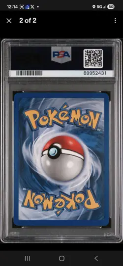 2002 Pokemon Legendary Collection Reverse Foil Venusaur #18 PSA 9 - Image 2