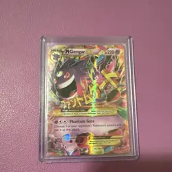 M Gengar EX Secret Rare Full Art Holo Mega XY Phantom Forces 121/119 Pokemon TCG - Image 1