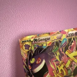 M Gengar EX Secret Rare Full Art Holo Mega XY Phantom Forces 121/119 Pokemon TCG - Image 3
