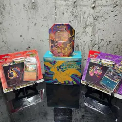 Pokemon TCG Mega Evolution Ascended Heroes ETB Charizard Tin Tech Sticker Bundle - Image 4