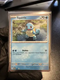 Squirtle Cosmos Holo Black Star Promo - SVP 048 - Scarlet & Violet Pokemon 2023 - Image 1