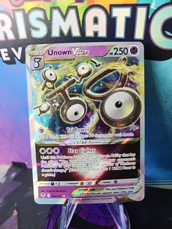 Pokemon TCG - Unown VSTAR 66/195 - Silver Tempest - Holo Rare - Image 1