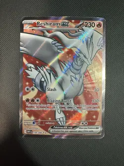 Pokemon Reshiram ex - 158/086 SV: White Flare Ultra Rare NM - Image 1
