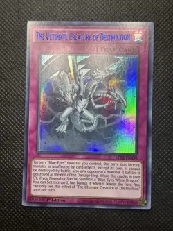 YuGiOh! The Ultimate Creature of Destruction LDS2-EN030 Ultra Rare (Blue) 1st NM - Image 1
