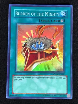 Yugioh Burden of the Mighty WC08-EN002 Super (LP) - Image 1