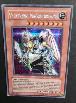 YuGiOh Valkyrion, Magnetkrieger WC4 G001 Secret Rare Promo Alpha Beta Gamma - Image 1
