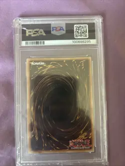 Yu-Gi-Oh TCG Dark Magician DUPO-EN101 Ultra Rare Limited Edition PSA 6 - Image 2