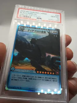 PSA 10 Black Diablos RARE-4 Foil Monster Hunter Hunting Card Target Monster - Image 5