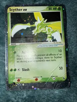 Pokemon Scyther EX Holo Card Ruby and Sapphire 102/109 - Image 1