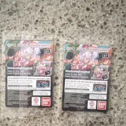 2 Bandai Namco One Piece Card Game US Voyage Monkey.D.Luffy Holo Lot of 2 - Image 2
