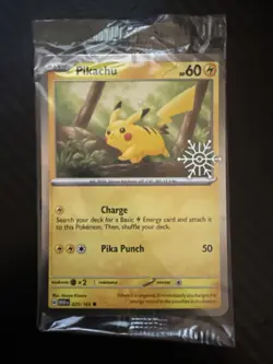 Pikachu - (Holiday Calendar) 025/165 Miscellaneous Cards & Products Holo - Image 1