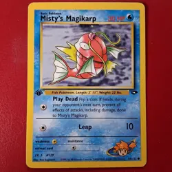 Misty's Magikarp 88/132 Gym Challenge Regular First Edition Wotc Pokemon Card LP - Image 1