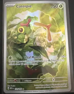Pokemon TCG Caterpie 172/165 Scarlet & Violet 151 Holo Card NM Condition - Image 1