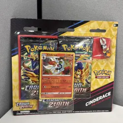 Crown Zenith Blister Pack - Cinderace Promo - Pokemon Card - Image 1