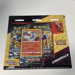 Crown Zenith Blister Pack - Cinderace Promo - Pokemon Card - Image 3