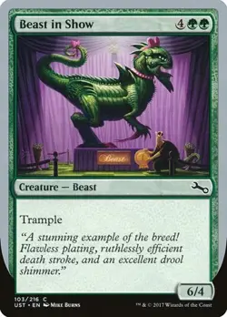 Beast in Show (#103a) - Foil Unstable LP MTG - Image 1