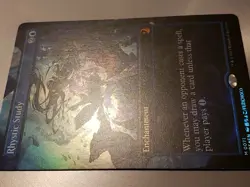 Rhystic Study - MTG Anime Borderless Foil - Wilds of Eldraine Enchanting Tales - Image 2