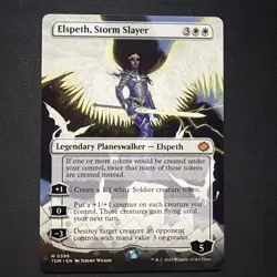 Elspeth, Storm Slayer (Borderless) Tarkir: Dragonstorm Regular - Image 1