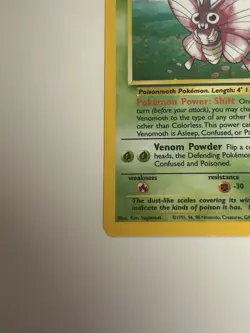 Pokemon Jungle Holo Venomoth 13/64 - Image 3