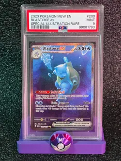 PSA 9 Blastoise EX Special Illustration Rare - 200/165 Pokemon 2023 S&V 151 - Image 1