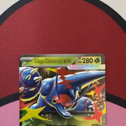 Pokemon Mega Heracross EX Double Rare Holo Phantasmal Flames 004/094 - Image 2