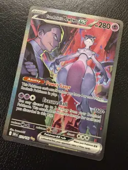 Team Rocket's Mewtwo EX 231/182 Destined Rivals SIR Pokemon English NM - Image 4