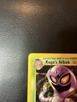 2000 Pokemon - Koga's Arbok #25/132 - Gym Challenge Unlimited - Rare - NM - Image 4