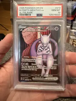 Rocket'S Mewtwo Ex Pokemon Dri En-Destined Rivals 213 GM PSA 10 - Image 1