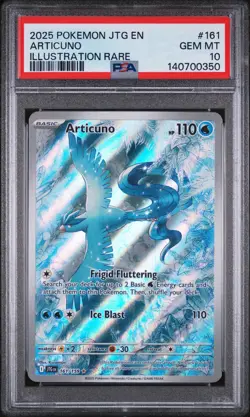 Articuno Pokemon Jtg En-Journey Together 161 NM PSA 10 - Image 1