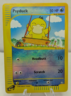 Pokemon Psyduck 104/147 Reverse Holo Aquapolis - LP, MP - Image 1