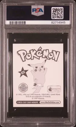 1999 Merlin Pokemon Jenny Prism #S32 – PSA 8 (NM-MT) - Image 2