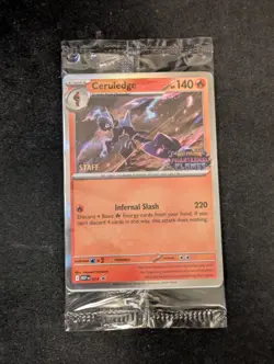 Phantasmal Flames STAFF Promos Full Set of 4 Sealed | Pokemon TCG - Image 1