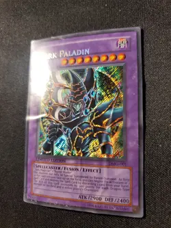 Yugioh Dark Paladin DMG-001 Secret Rare Limited Edition Damaged HP See Pics - Image 3