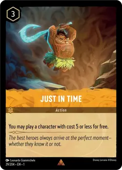 29/204 EN 1 | Just In Time | Disney Lorcana Card Game (2023) - Image 1