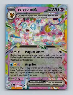 Sylveon ex 041 2025 Pokemon Prismatic Evolutions Double Rare Card NM+ - Image 1