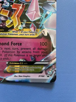 Diancie EX XY44 Holo Black star promo Jumbo Pokemon Card - Lightly Played - Image 2